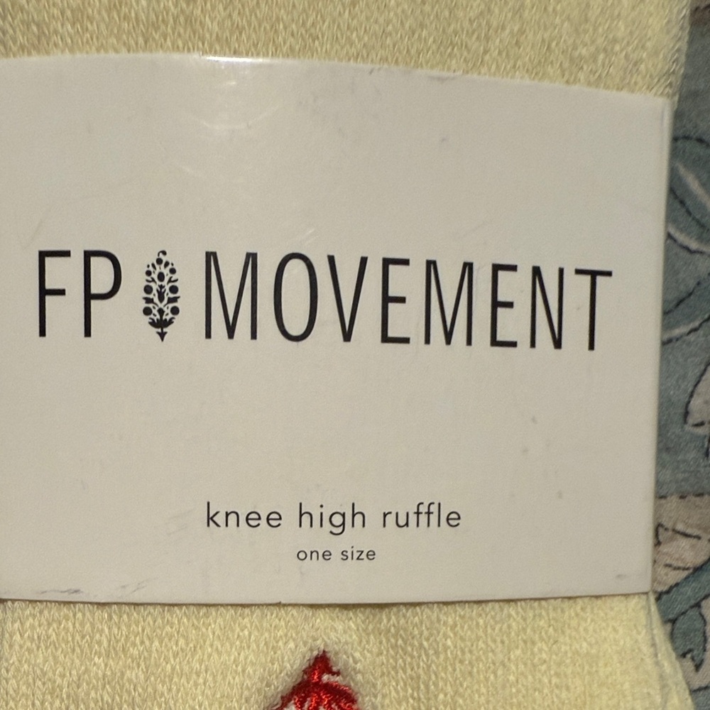 FP Movement by Free People Ruffle Knee High Socks - Picture 4 of 5